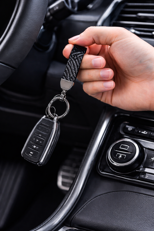 Carbon Fiber Car Keychain | Premium Lightweight Key Holder