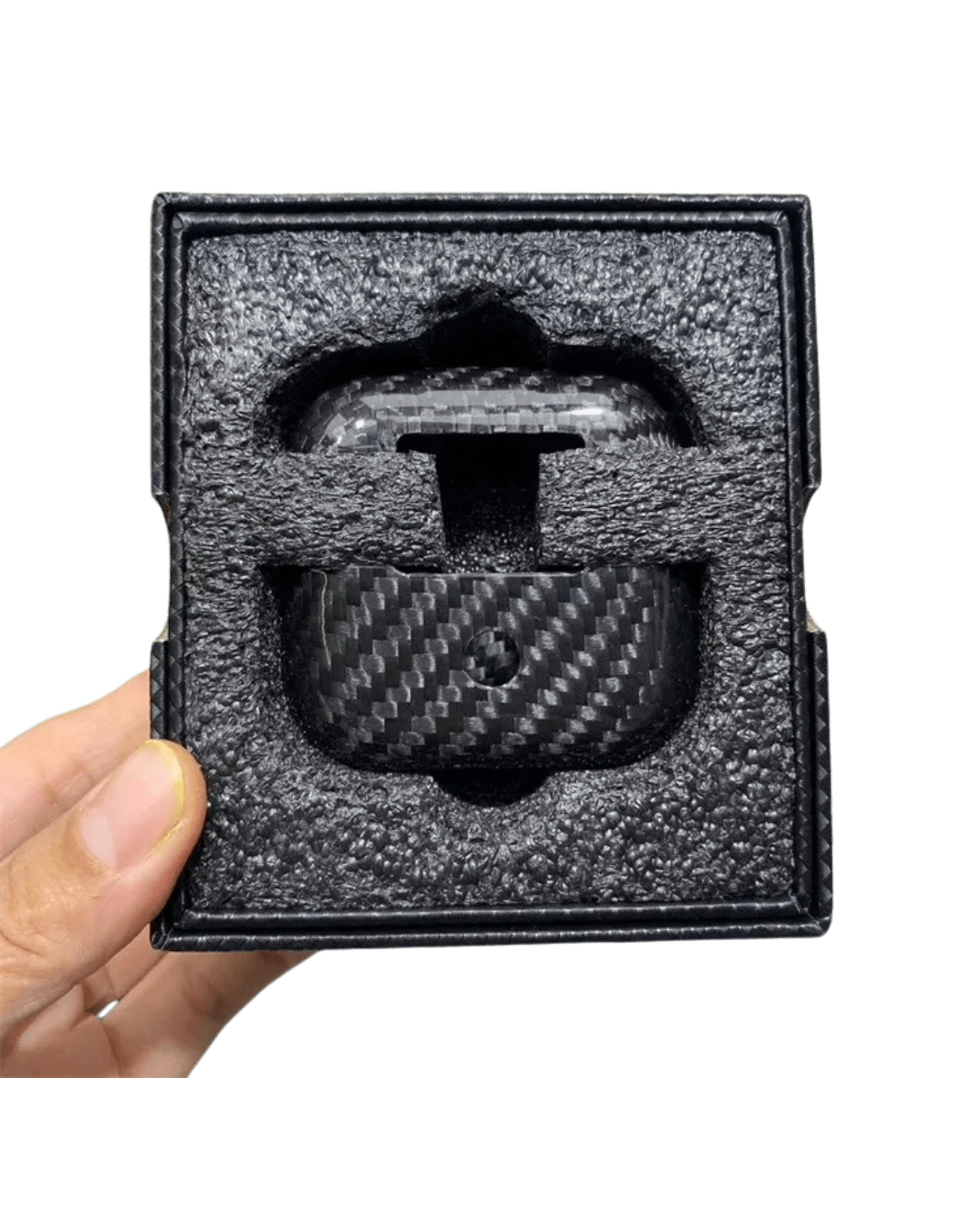 AirPods Carbon Fiber Case - Premium Carbon Fiber Wallet (1K Oblique Gloss) | Carbon Works