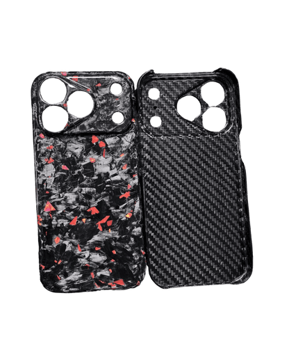 Carbon Fiber iPhone Case - Dark Night Edition - Premium Carbon Fiber Wallet (iPhone 17 Pro Max) | Carbon Works