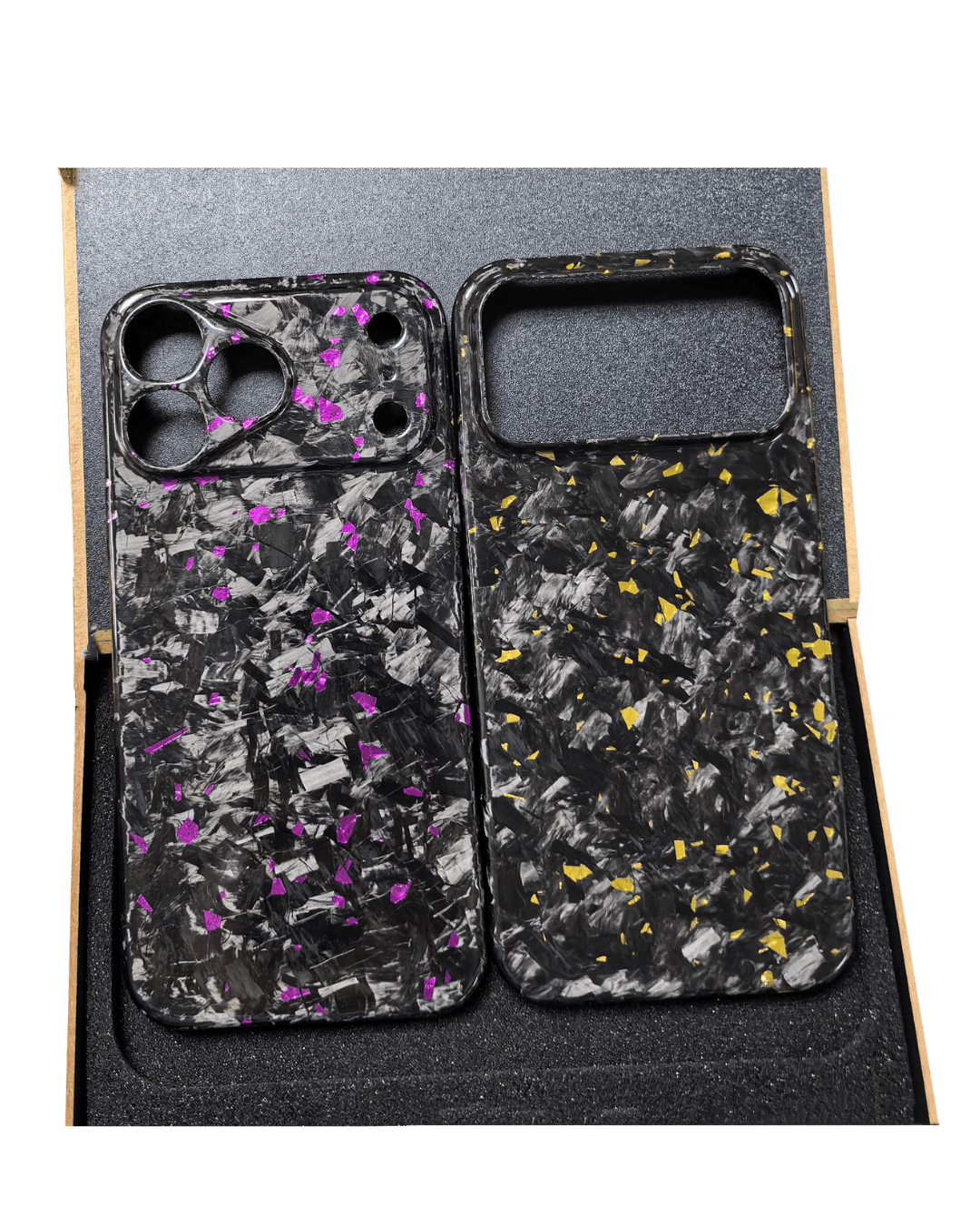 Carbon Fiber iPhone Case - Dark Night Edition - Premium Carbon Fiber Wallet (iPhone 17 Pro Max) | Carbon Works