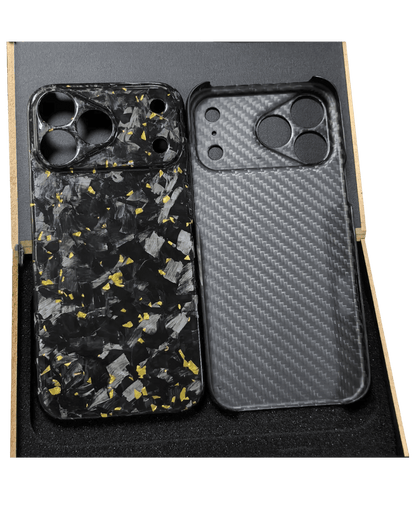 Carbon Fiber iPhone Case - Dark Night Edition - Premium Carbon Fiber Wallet (iPhone 17 Pro Max) | Carbon Works