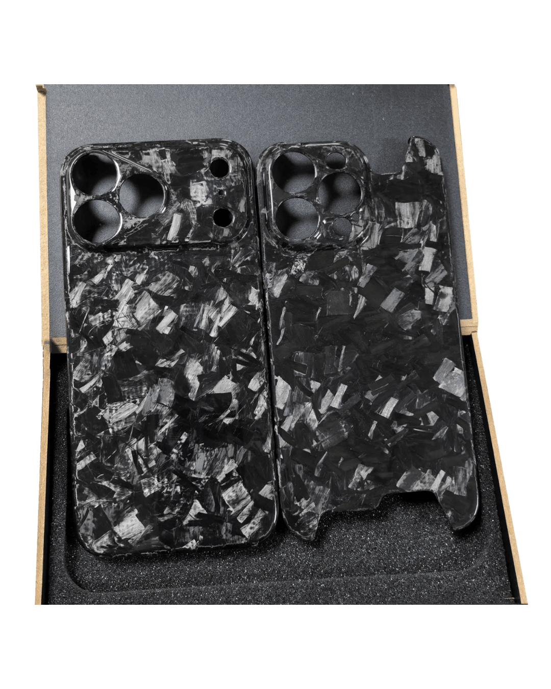 Carbon Fiber iPhone Case - Dark Night Edition - Premium Carbon Fiber Wallet (iPhone 17 Pro Max) | Carbon Works