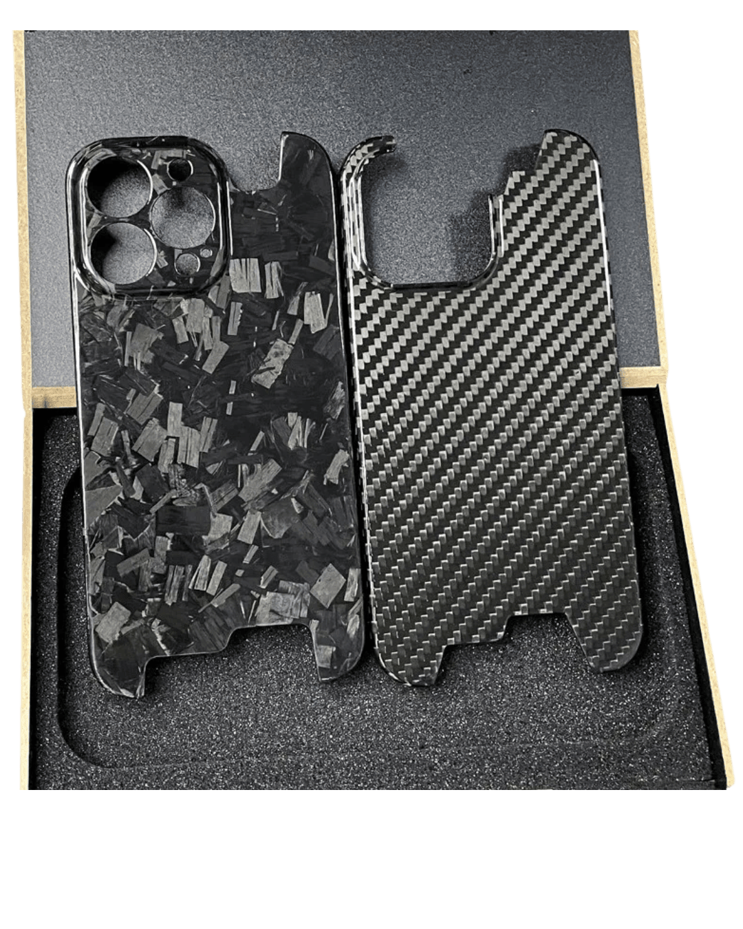 Carbon Fiber iPhone Case - Dark Night Edition - Premium Carbon Fiber Wallet (iPhone 17 Pro Max) | Carbon Works