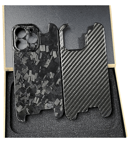 Carbon Fiber iPhone Case - Dark Night Edition - Premium Carbon Fiber Wallet (iPhone 17 Pro Max) | Carbon Works