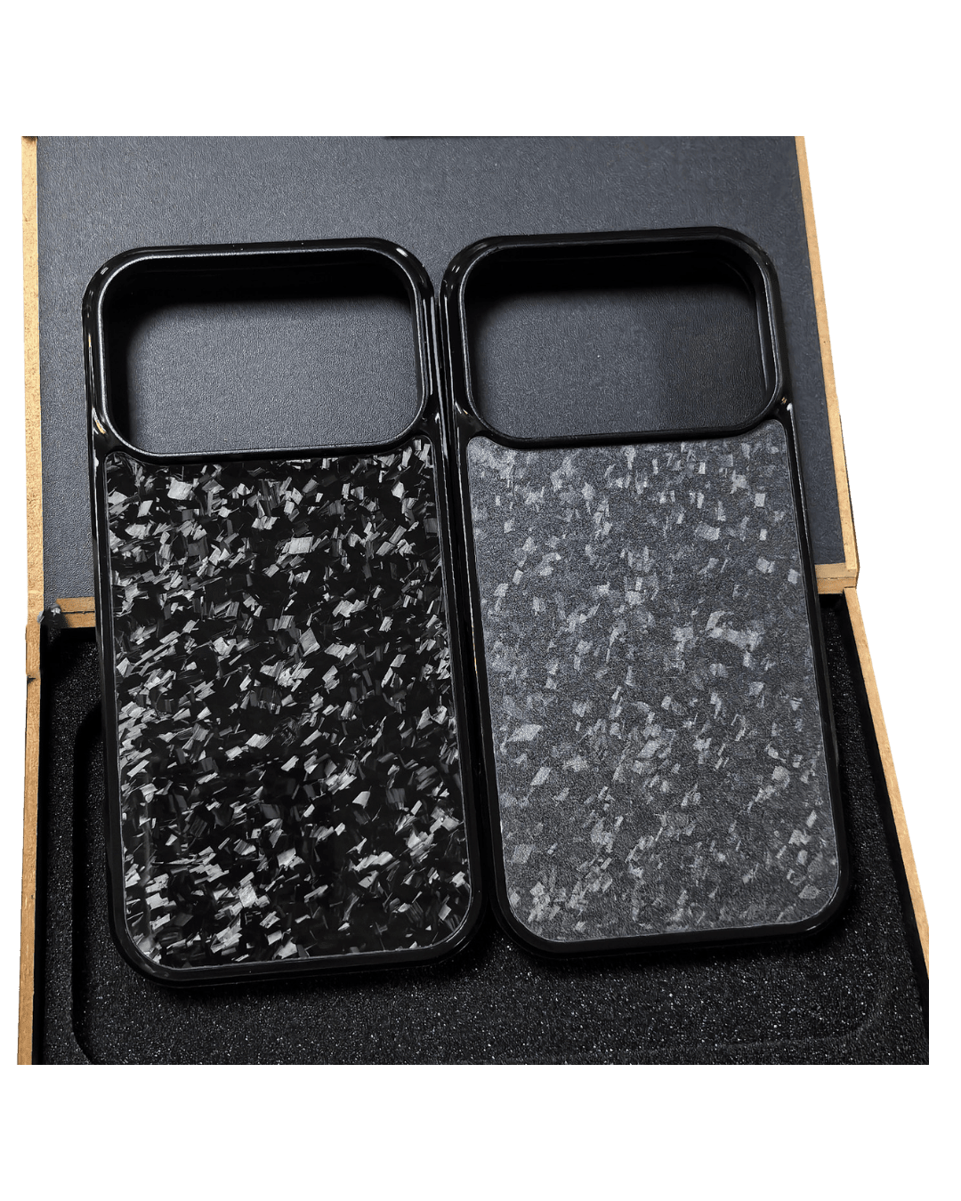 Carbon Fiber iPhone Case - Dark Night Edition - Premium Carbon Fiber Wallet (iPhone 17 Pro Max) | Carbon Works